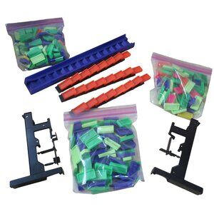 Domino Rally Add-On / Replacements Pieces - 260 Tiles - Straights - Staircase